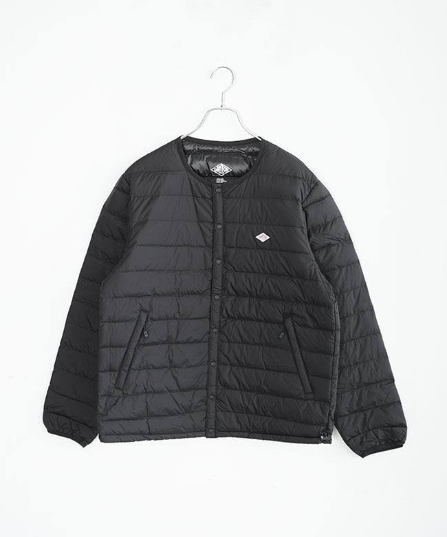 新品 Dantonダントン インナーダウン ジャケット　ブラックM DANTON ダントン インナーダウンジャケット(ブラック): 通常| プラザ