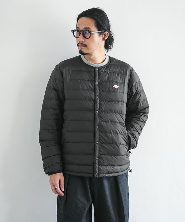 ダントン ダウン ブラックDANTON インナーダウン 黒 Ｍ ＊収納袋付＊ ◇[DT-A0025RRT]【収納袋付き】DANTON(ダントン) INNNER DOWN