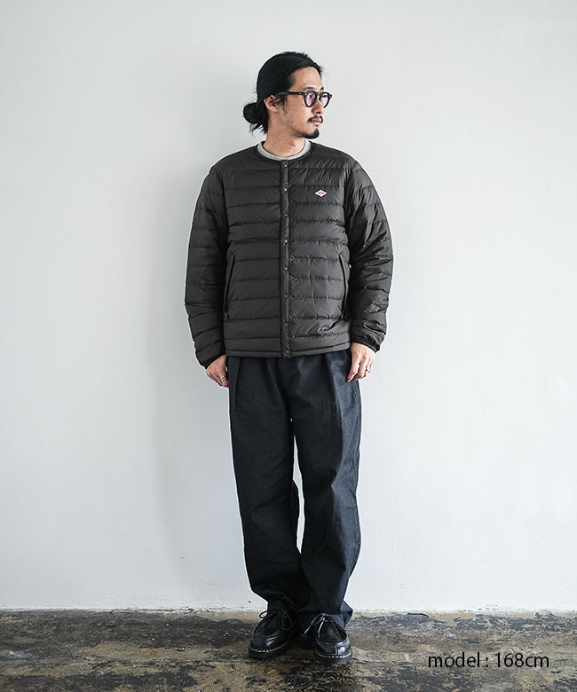 ◇[DT-A0025RRT]【収納袋付き】DANTON(ダントン) INNNER DOWN CREWNECK
