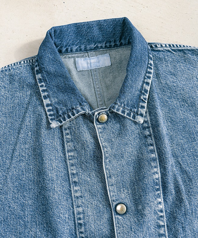 SALE 50%OFF】tsuzuli(ツヅリ) COVERALLS JACKET INDIGO DENIM(ACID