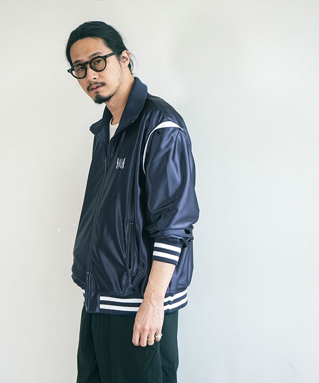 YORT【撥水・UVカット】ナイロントラックジャケット NEEDLES(ニードルズ) Track Jacket - Tricot Sateen トラック
