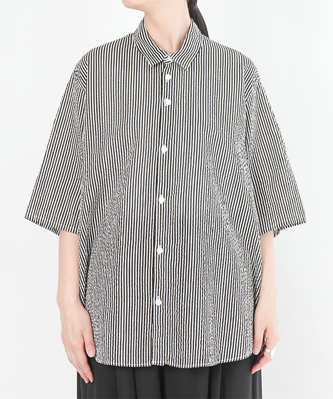 FIRMUM(フィルマム) STRIPE・WOVEN BLOUSE ストライプ・ウーブン