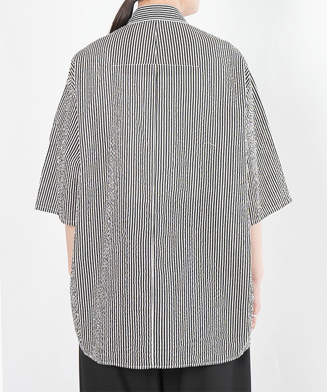 FIRMUM(フィルマム) STRIPE・WOVEN BLOUSE ストライプ・ウーブン