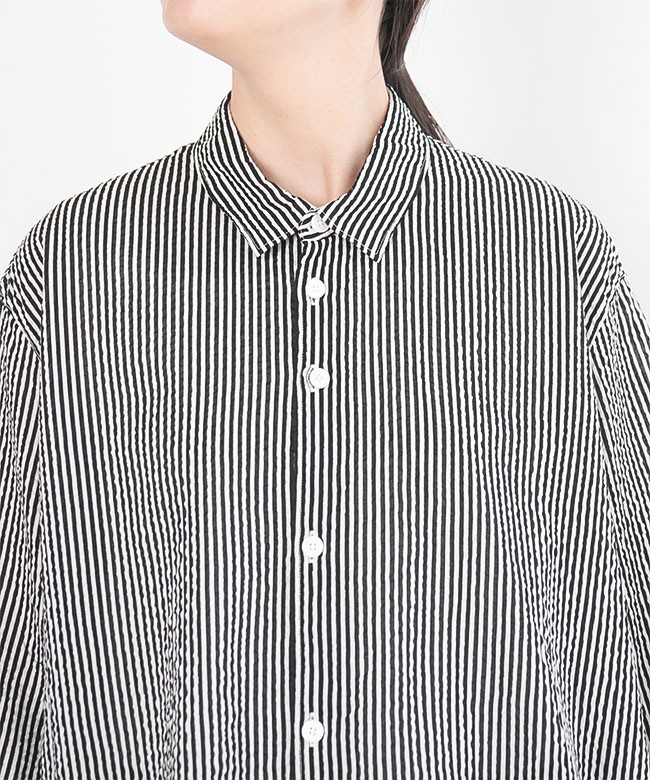 FIRMUM(フィルマム) STRIPE・WOVEN BLOUSE ストライプ・ウーブン