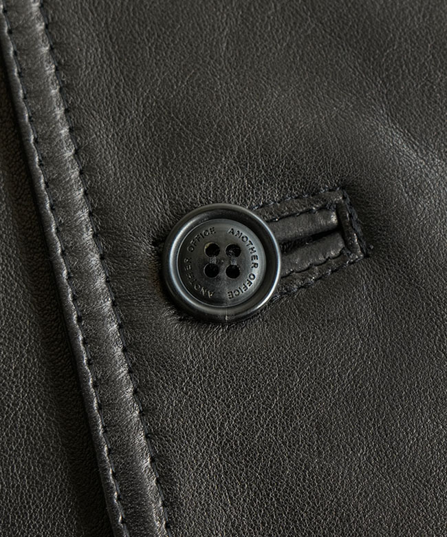 ANOTHER OFFICE(アナザーオフィス) Leather Car Coat レザーカーコート
