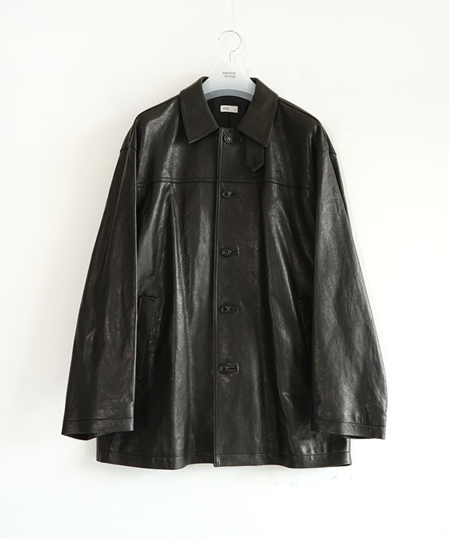 ANOTHER OFFICE(アナザーオフィス) Leather Car Coat レザーカーコート