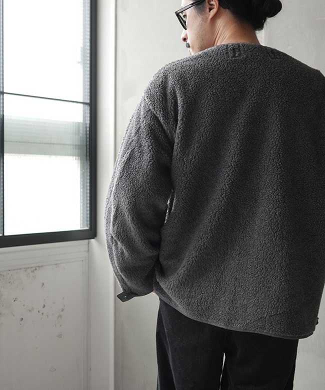 orSlow(オアスロウ)M-65 FISH TAIL COAT LINER (CHARCOAL GRAY