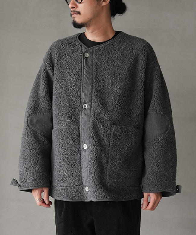 orSlow(オアスロウ)M-65 FISH TAIL COAT LINER (CHARCOAL GRAY