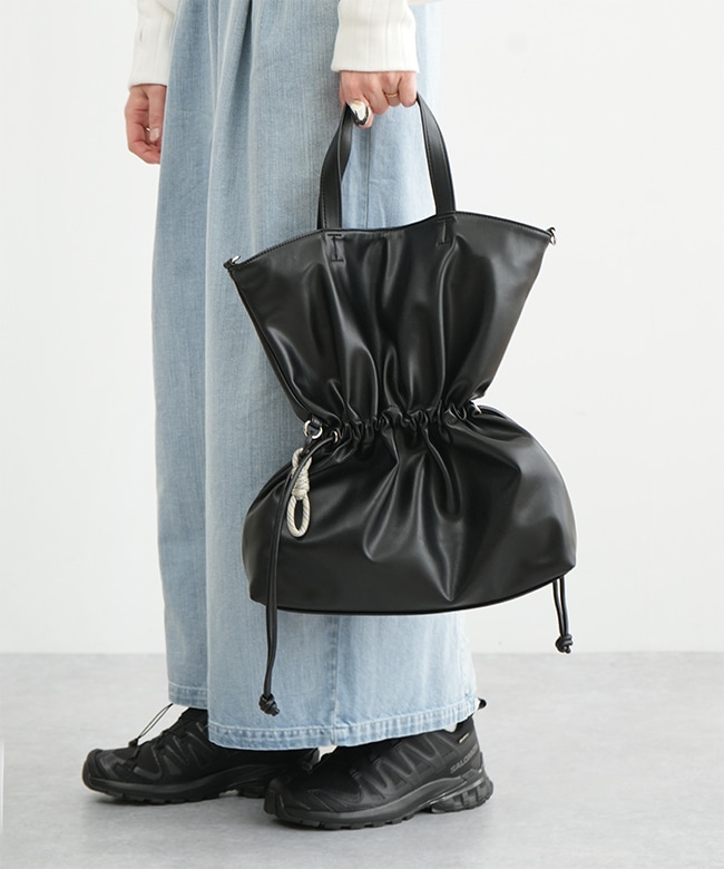 SALE 50%OFF】[FLE32251B0001]F/CE.(エフシーイー)TECH LEATHER 2WAY