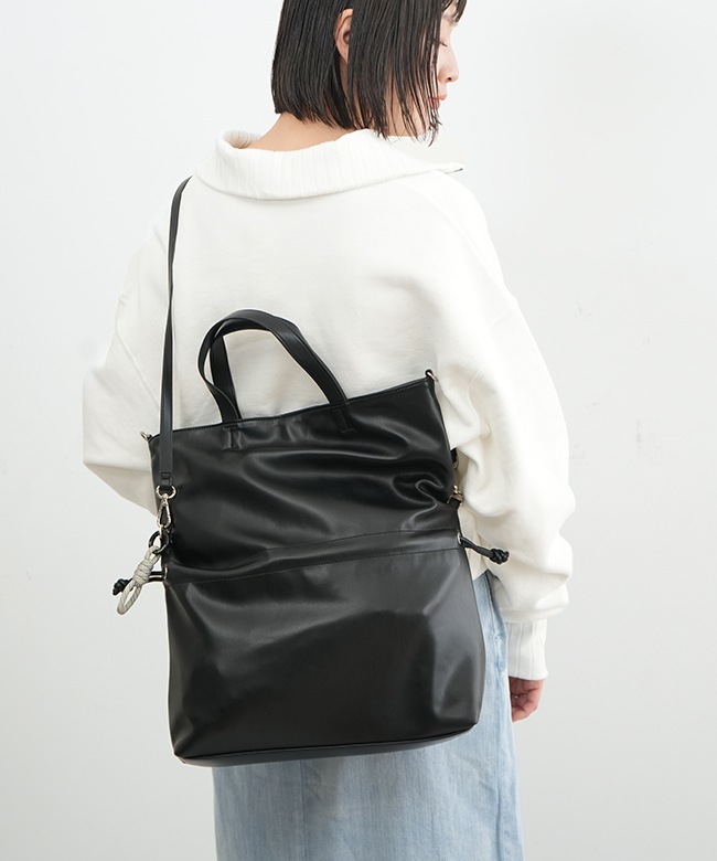 SALE 50%OFF】[FLE32251B0001]F/CE.(エフシーイー)TECH LEATHER 2WAY