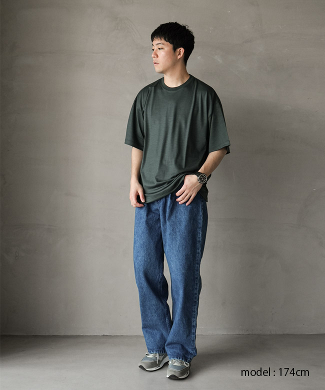 SALE 50%OFF】[WT25057IJ]WILD THINGS(ワイルドシングス) WOOL S/S TEE