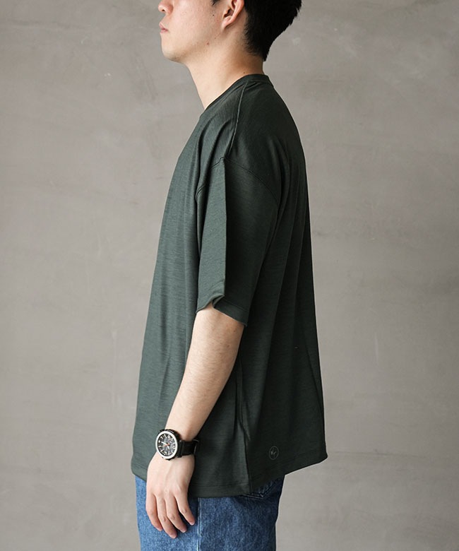 SALE 50%OFF】WILD THINGS(ワイルドシングス) WOOL S/S TEE メリノ