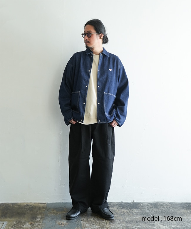 【DANTON】ダントン　デニム　セットアップ　シャンブレー素材　セットアップ 231-dt-b0336dug-000.jpg
