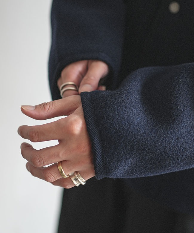 ◇DANTON(ダントン) WOOL LIGHT PILE STAND COLLAR JACKET ウール