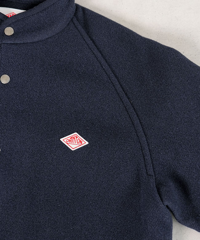 ◇DANTON(ダントン) WOOL LIGHT PILE STAND COLLAR JACKET ウール