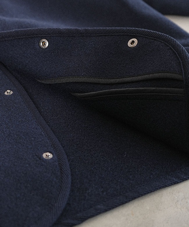 最終価格新作DANTONウールパイル スタンドカラージャケットコート38 ◇DANTON(ダントン) WOOL LIGHT PILE STAND COLLAR JACKET ウール