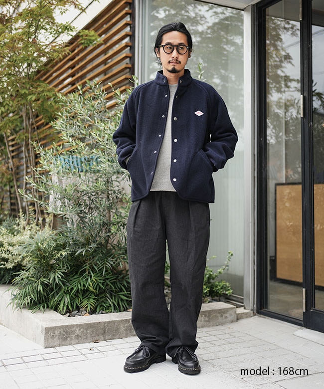 ◇[DT-A0715WLP]DANTON(ダントン) WOOL LIGHT PILE STAND COLLAR