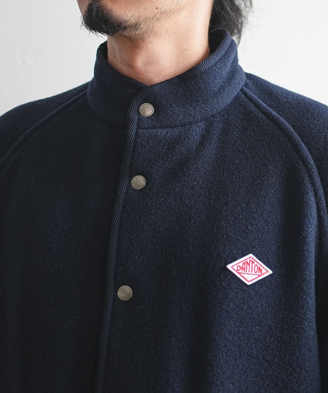 ◇[DT-A0715WLP]DANTON(ダントン) WOOL LIGHT PILE STAND COLLAR