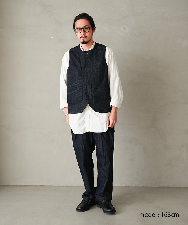 WF-26SS-WF-11]wfeld(フェルド) FlexDura Denim Vest フレックスデュラ