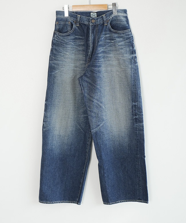 gold(ゴールド)RECYCLED WASTE SUVIN COTTON YARN 11.5oz. DENIM
