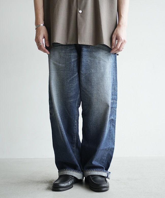 ◎◎gold(ゴールド)RECYCLED WASTE SUVIN COTTON YARN 11.5oz. DENIM