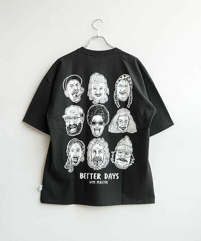 gym master(ジムマスター)7.4oz BETTER DAYSビッグTEE メンズ Tシャツ