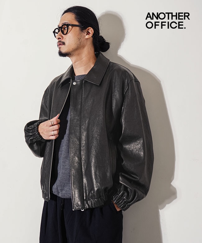 ANOTHER OFFICE(アナザーオフィス) Huge Lambskin Blouson ヒュージ