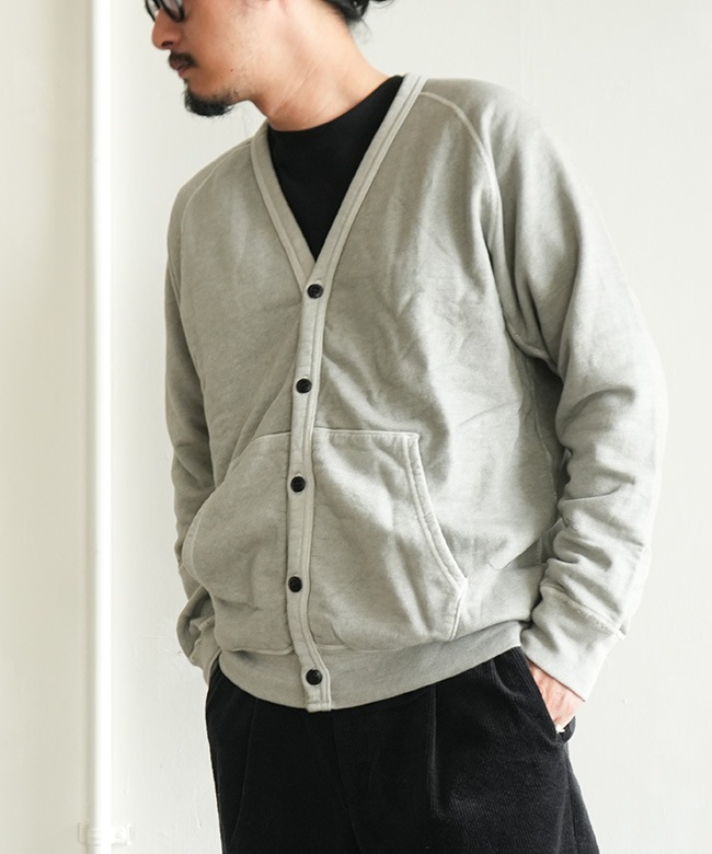 GOOD ON(グッドオン)RAGLAN SWEAT CARDIGANラグランスウェット