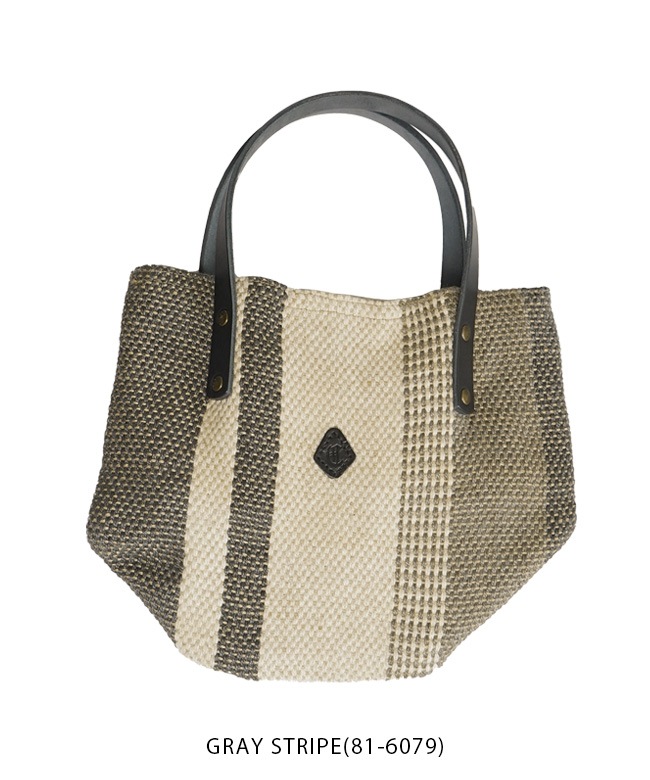 保存袋付き】CLEDRAN(クレドラン) STRIPE PATTERN MINI TOTE 