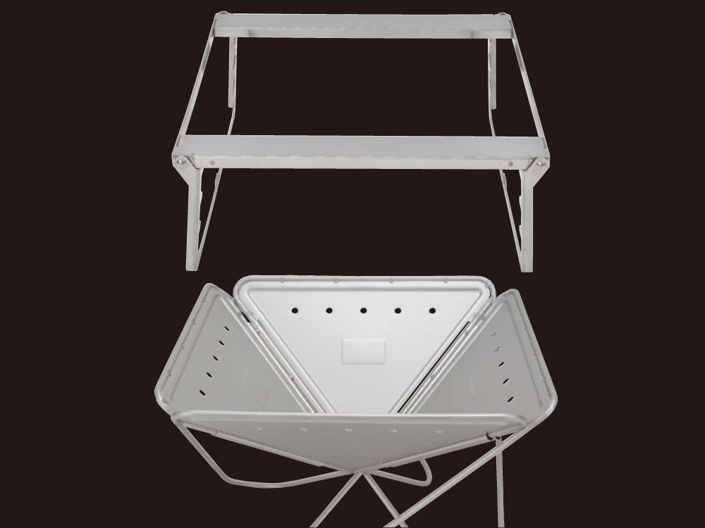 スノーピーク　焚き火台　Mセット　焚火台グリルブリッジ 付き スノーピーク 焚き火台 M スターターセット＋グリルブリッジM 1回使用