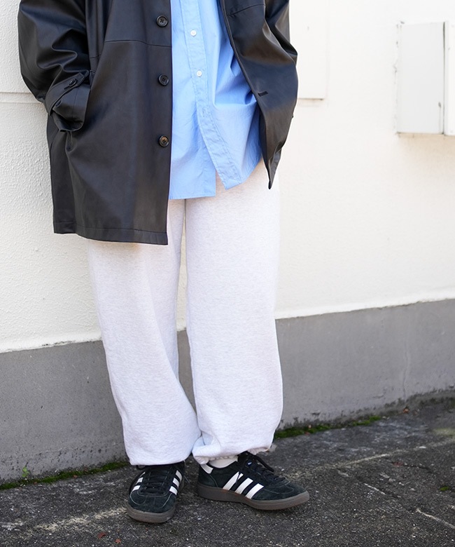 ◇[SMA-FW-WDPT]SOLAMONAT(ソラモナ) ふわりと裏毛ワイドパンツ