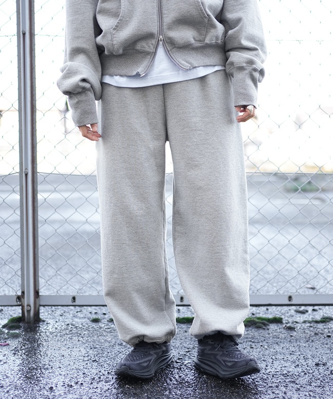 ◇[SMA-FW-WDPT]SOLAMONAT(ソラモナ) ふわりと裏毛ワイドパンツ