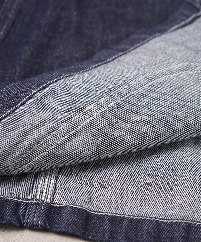 GHJ6175THO]GOHEMP(ゴーヘンプ) NO COLLAR COVERALL ノーカラー