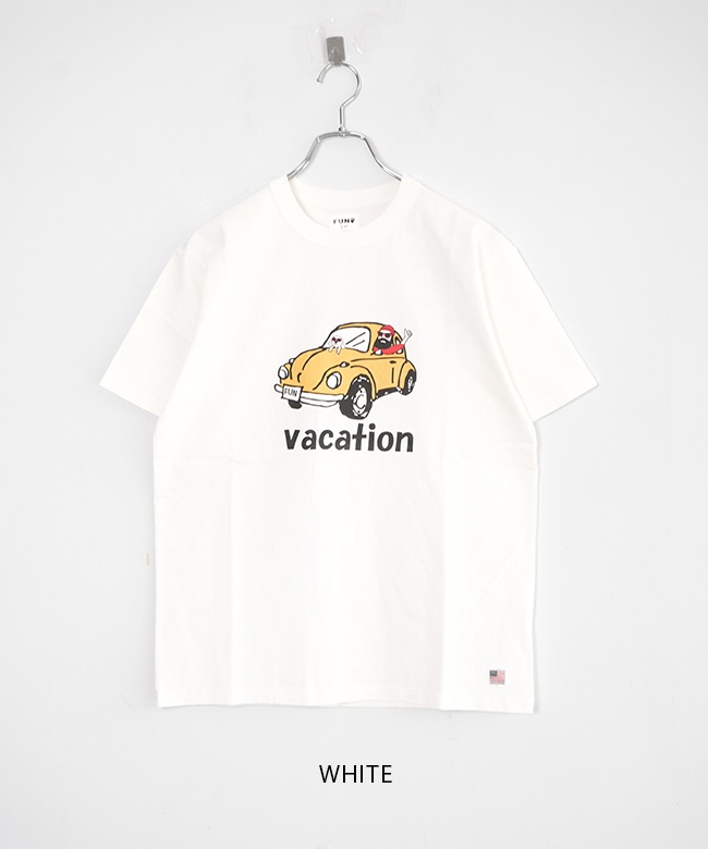 GOODWOOD Ｔシャツ 半袖 カートゥーン カー/ホワイト メンズ Sサイズ GOODWOOD Tシャツ 半袖 カートゥーン カー/ホワイト メンズ S