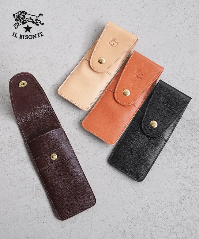 ◇【国内正規販売店】(411235)IL BISONTE(イルビゾンテ)レザーフラップ