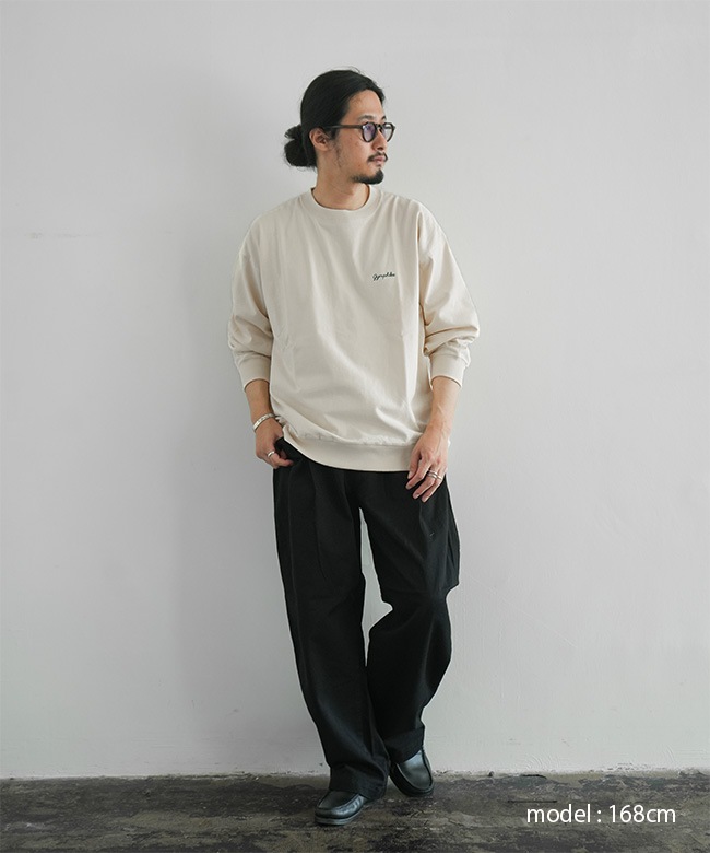 Gymphlex(ジムフレックス) コットンジャージー クルーネック長袖T