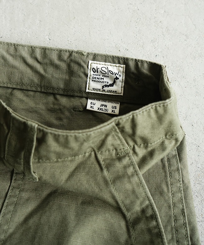 orSlow(オアスロウ) U.S.ARMY FATIGUE PANTS RIP STOP (REGULAR FIT
