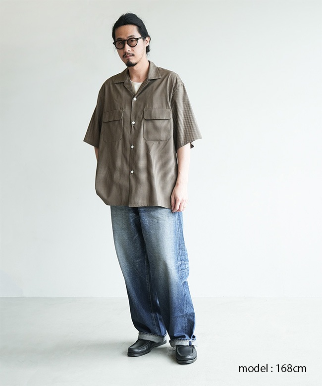 Kei　パンプス　シャツ2枚 KAPTAIN SUNSHINE(キャプテンサンシャイン) Summer Wool Open Collar