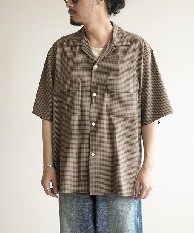 KAPTAIN SUNSHINE(キャプテンサンシャイン) Summer Wool Open Collar