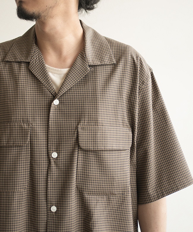 KAPTAIN SUNSHINE(キャプテンサンシャイン) Summer Wool Open Collar