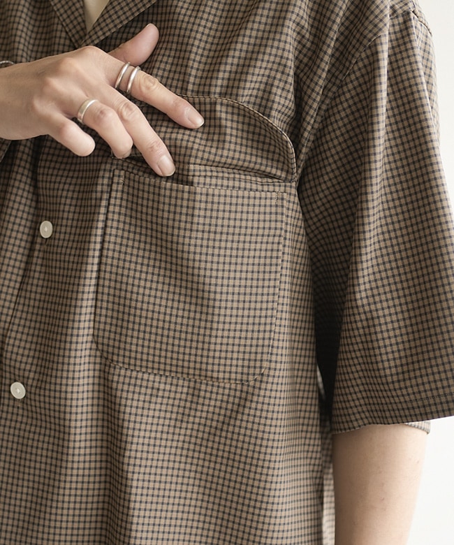 KAPTAIN SUNSHINE(キャプテンサンシャイン) Summer Wool Open Collar