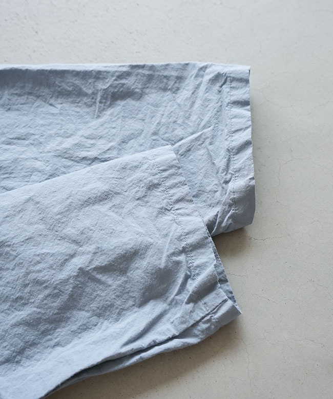 prit コットンラミーシーチング裾ゴムカーディガン P81433]prit(プリット) コットンラミーシーチング近江晒加工 裾