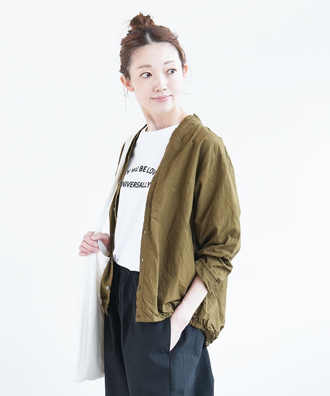 P81433]prit(プリット) コットンラミーシーチング近江晒加工 裾