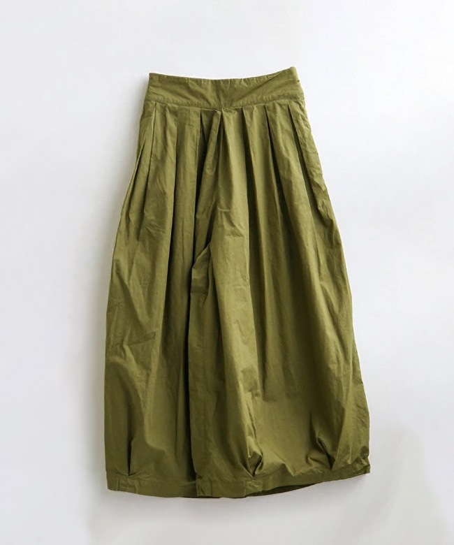 A21609]HARVESTY(ハーベスティ) 40コーマ糸ツイルサーカスキュロット