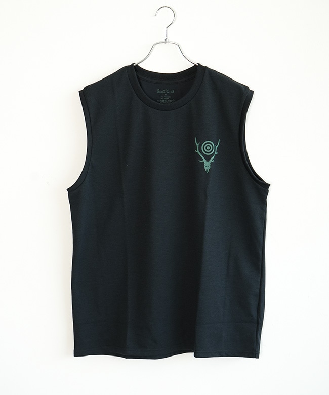 South2West8(サウスツーウエストエイト) Sleeveless Crew Neck Tee