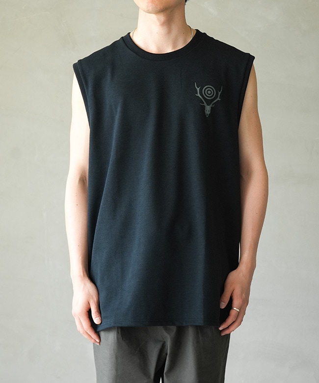 South2West8(サウスツーウエストエイト) Sleeveless Crew Neck Tee