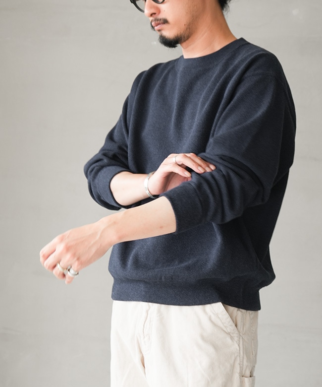 crepuscule (クレプスキュール)Co/Wo Moss Stitch P/O(モスステッチ