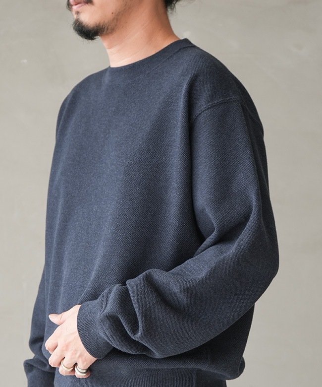 crepuscule (クレプスキュール)Co/Wo Moss Stitch P/O(モスステッチ