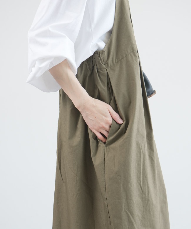 01DFP14415]blue willow(ブルーウィロー) タイプラーサロペット