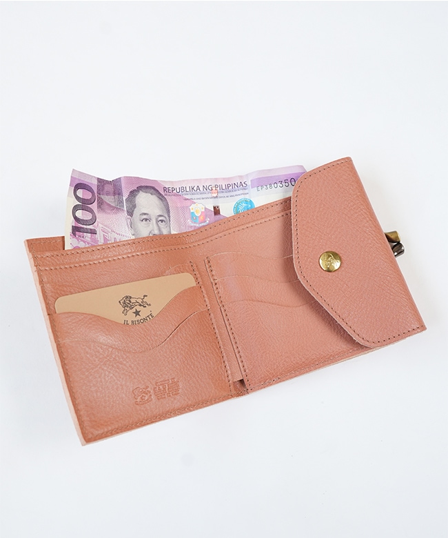 新品 イルビゾンテ お財布 ピンク がま口 レザー 本革 ミニウォレット 女性 新品 イルビゾンテ お財布 ピンク がま口 レザー 本革 ミニウォレット